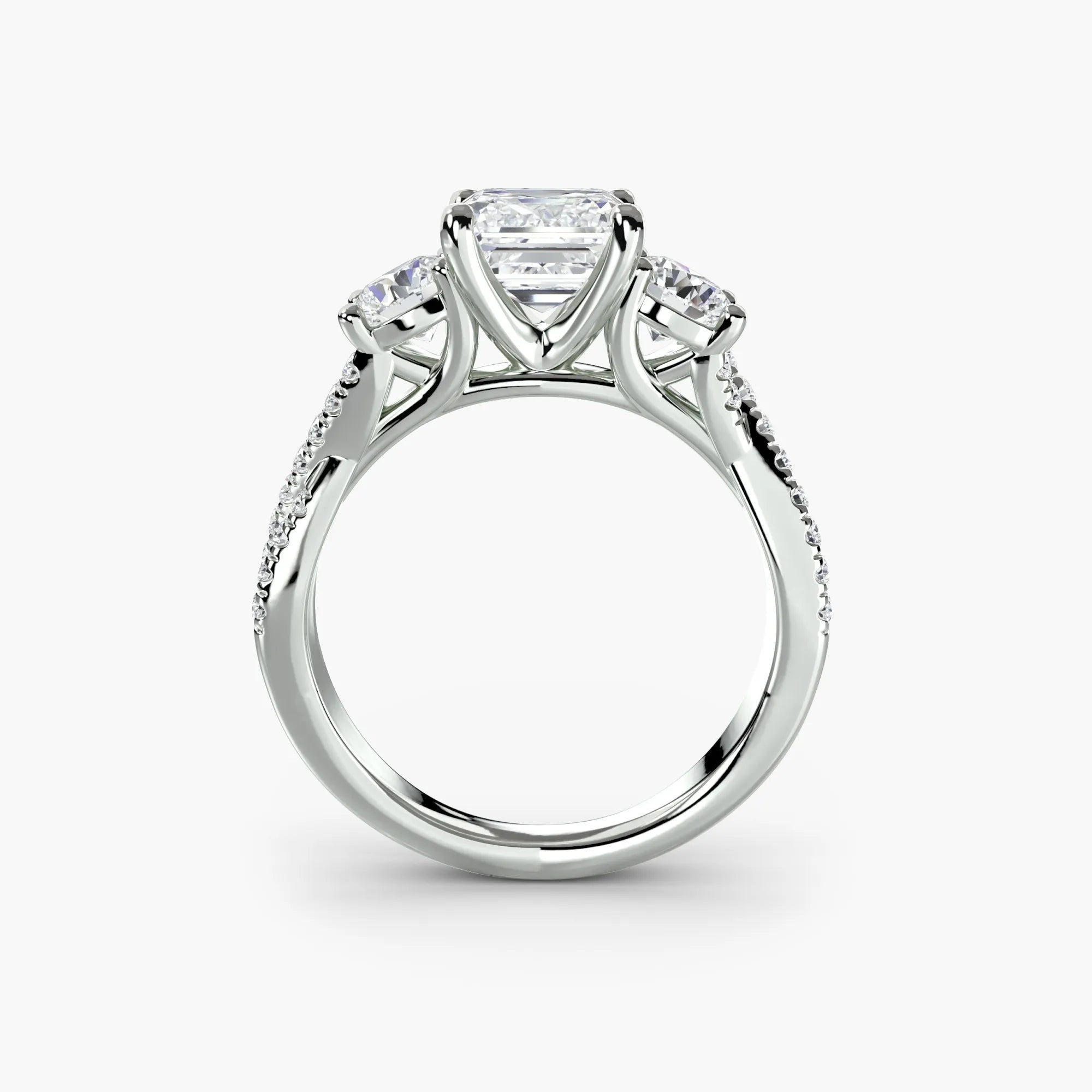 Twisted Pavé Eternity