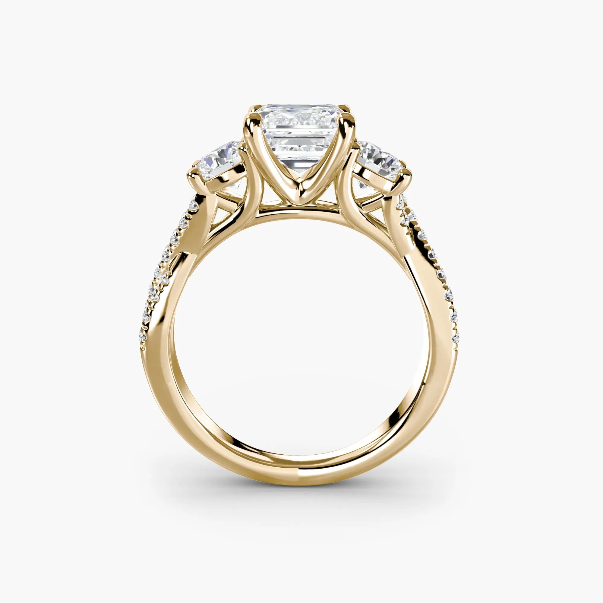 Twisted Pavé Eternity