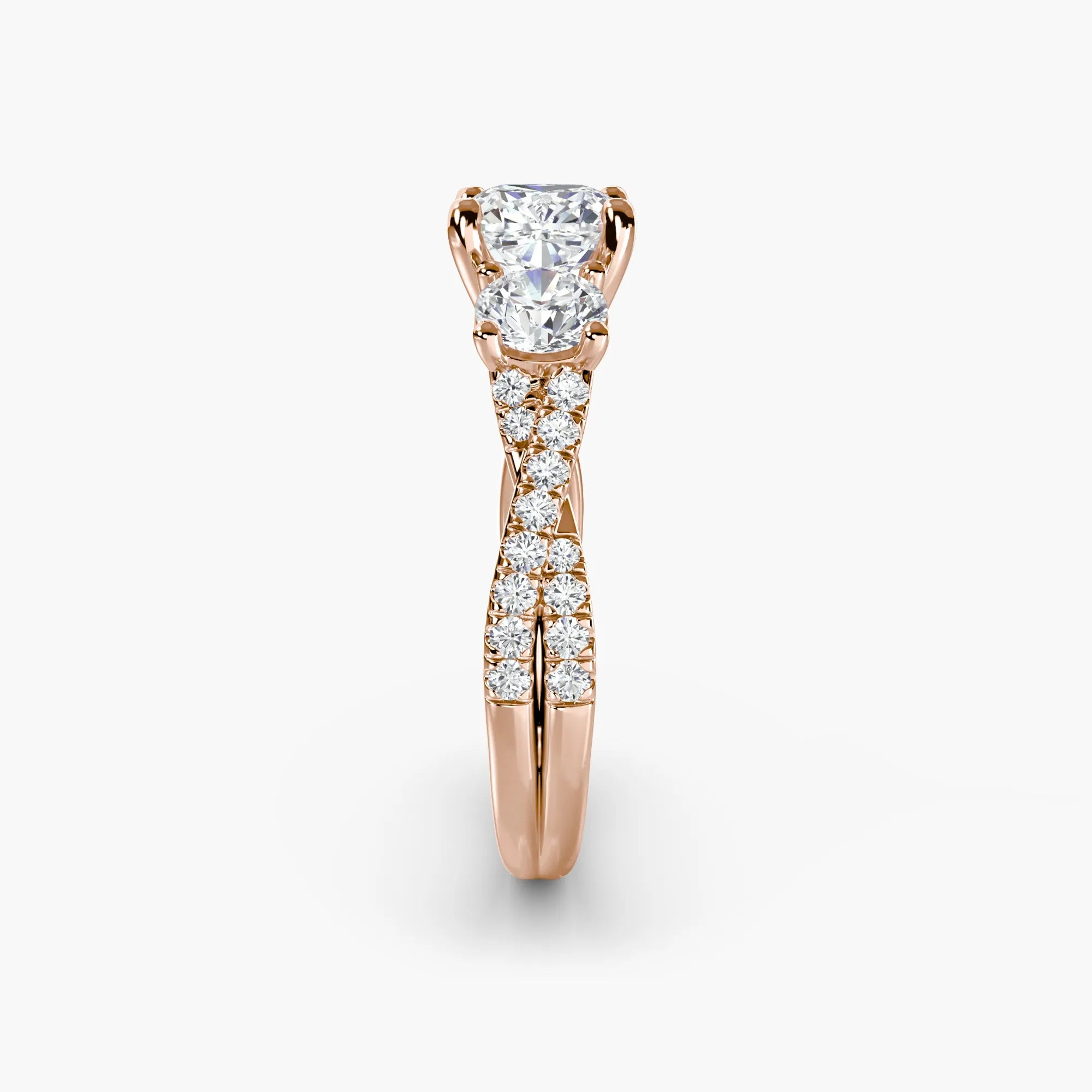 Twisted Pavé Eternity