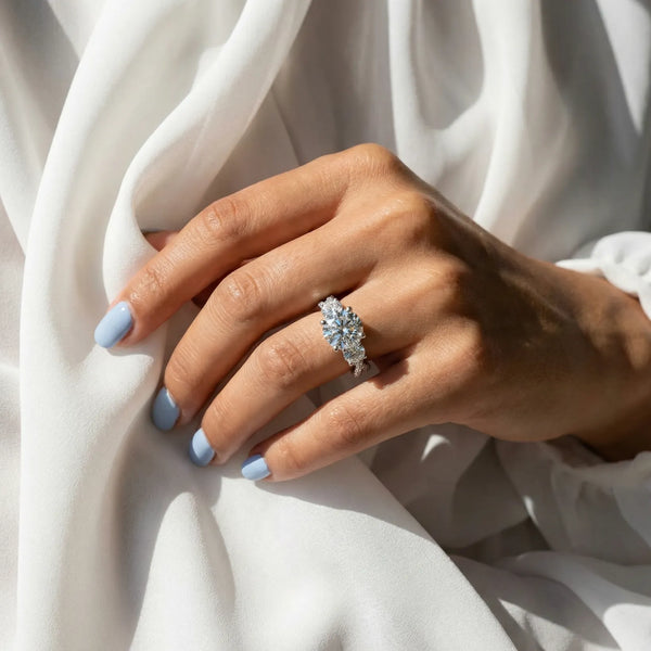 Twisted Pavé Eternity - Cushion