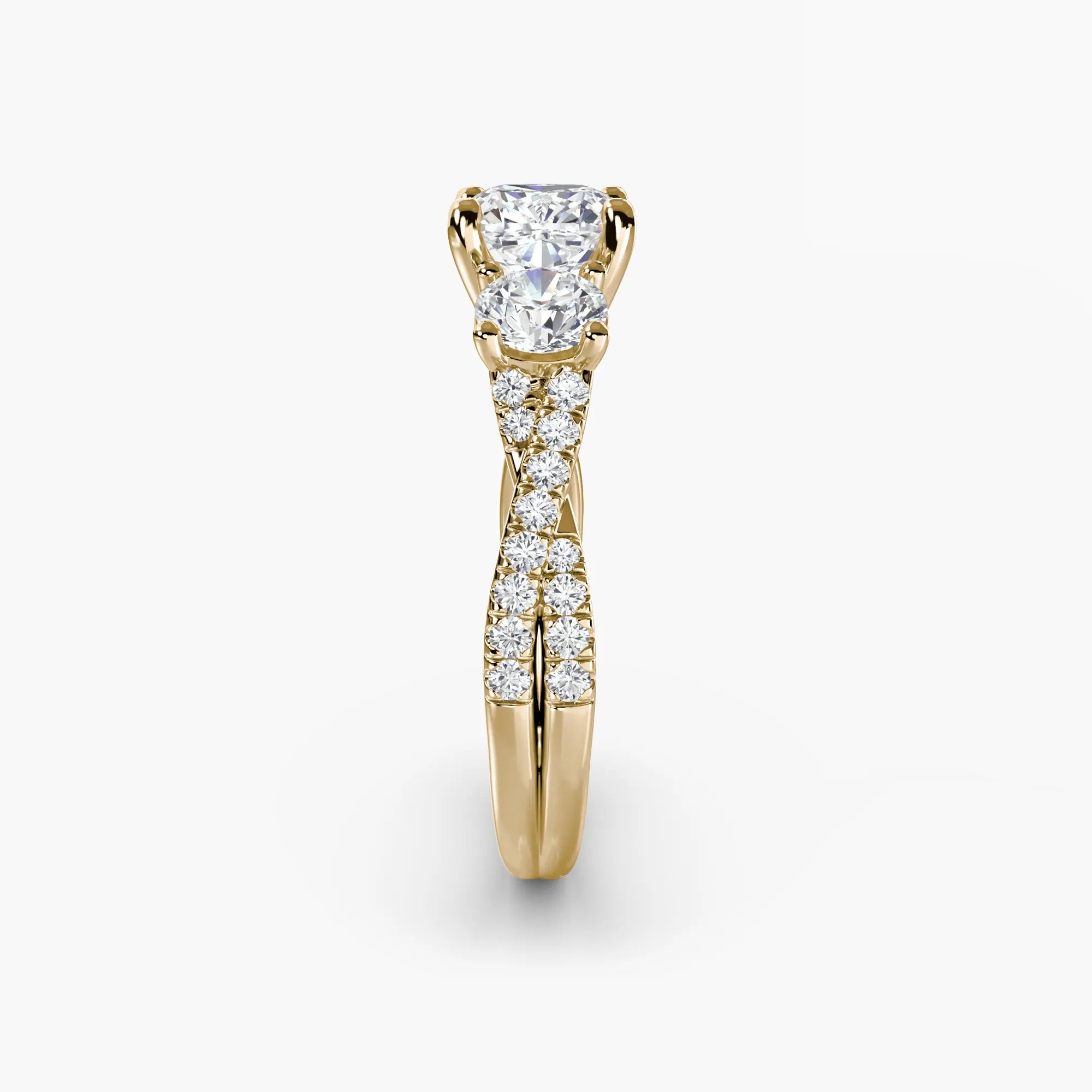 Twisted Pavé Eternity