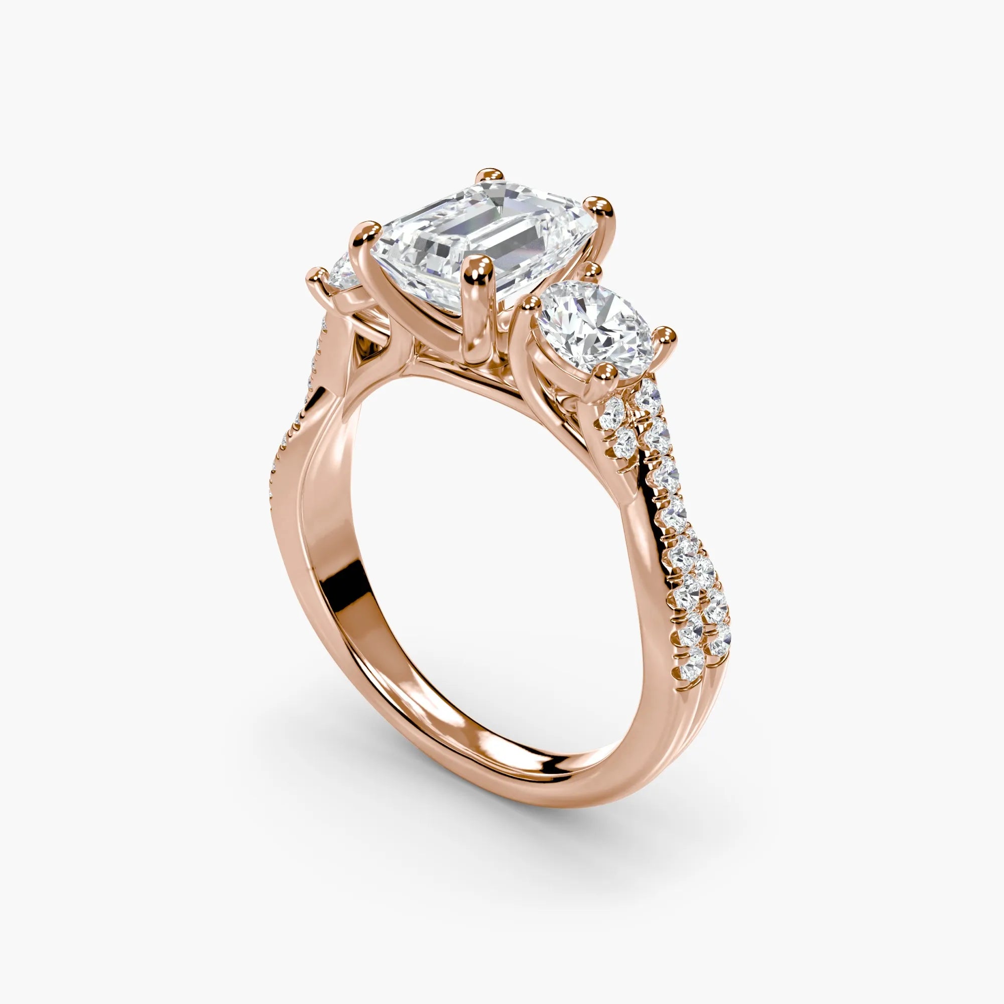 Twisted Pavé Eternity