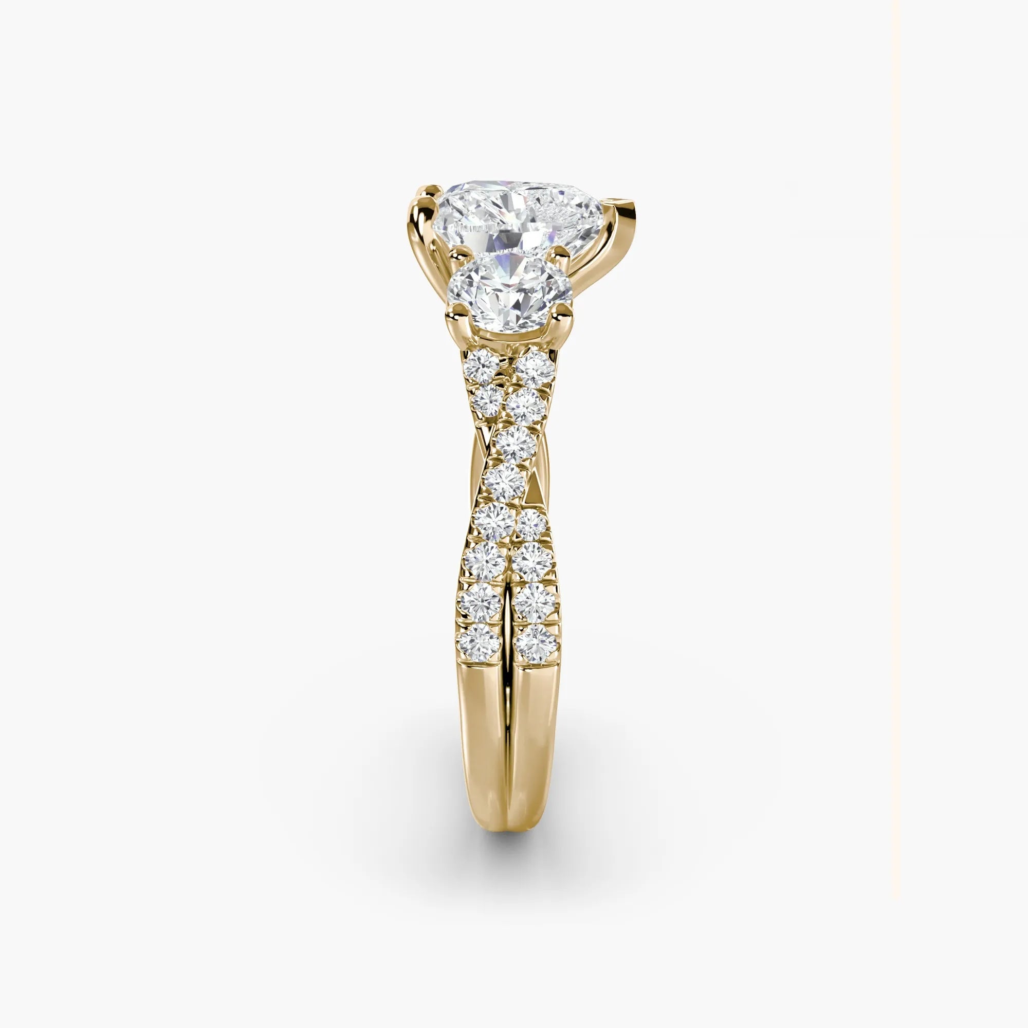 Twisted Pavé Eternity