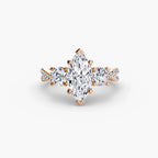 Twisted Pavé Eternity - Marquise