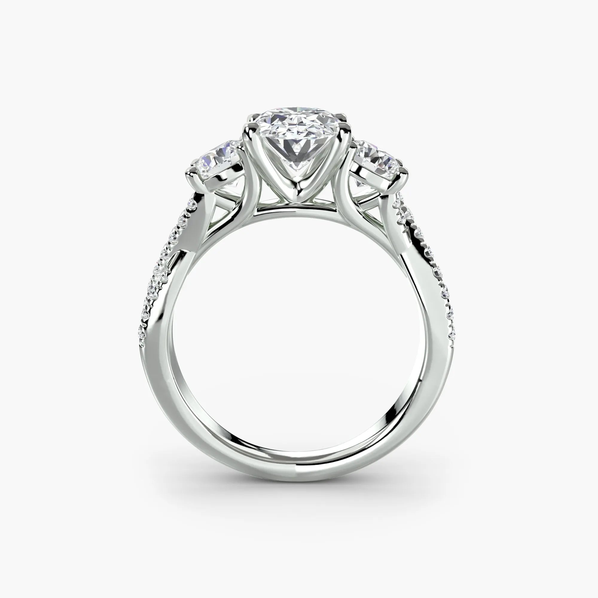 Twisted Pavé Eternity