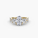 Twisted Pavé Eternity - Oval