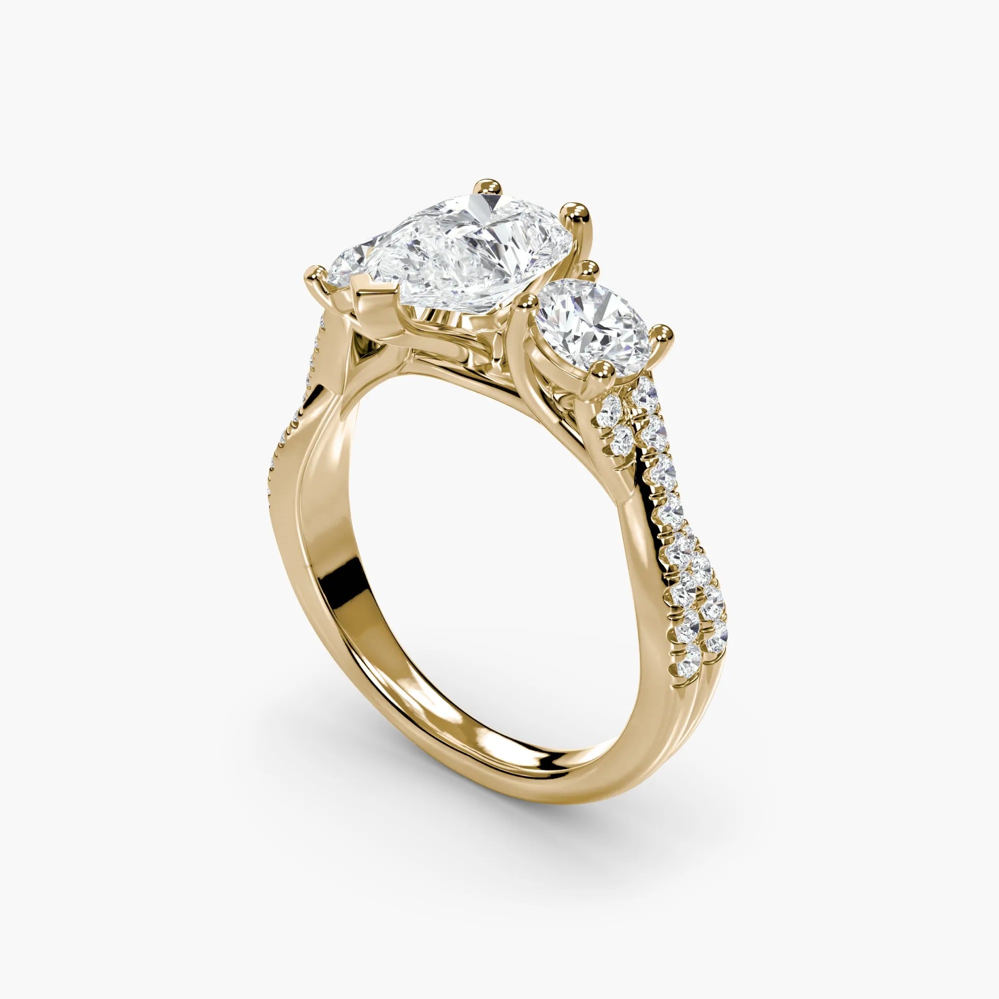 Twisted Pavé Eternity