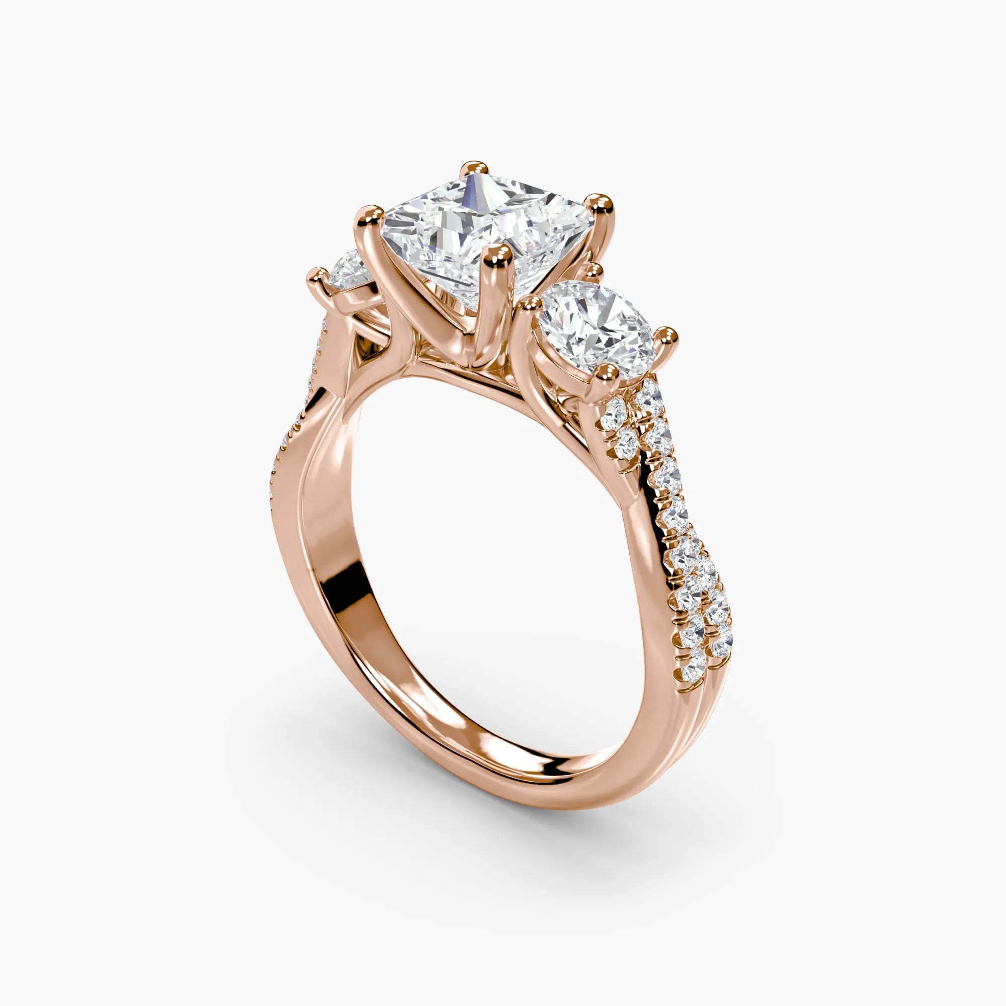 Twisted Pavé Eternity