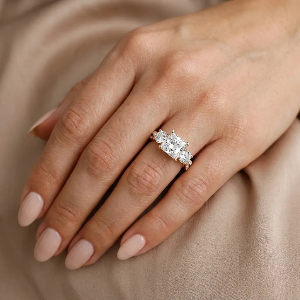 Twisted Pavé Eternity - Princess
