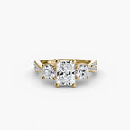 Twisted Pavé Eternity - Radiant