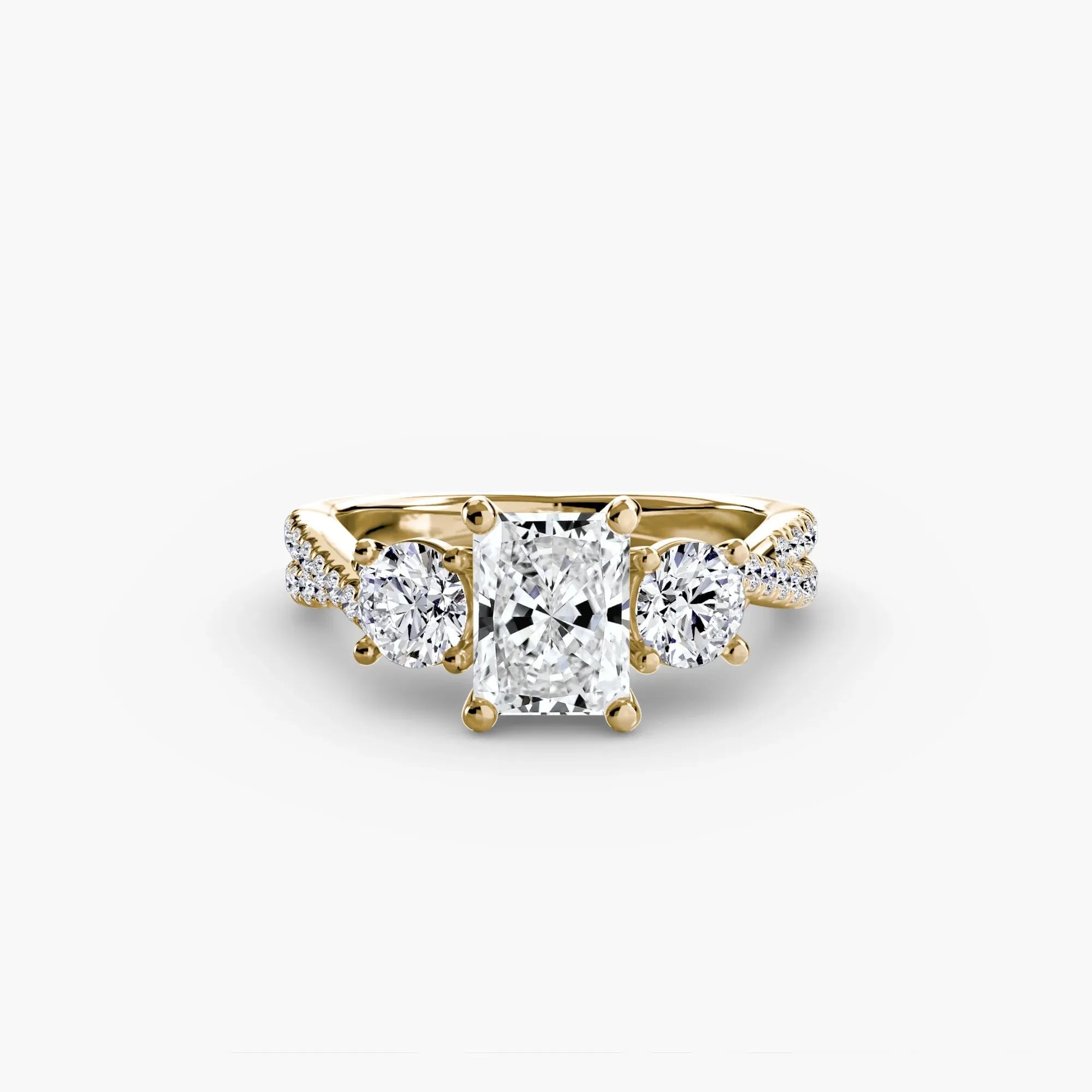 Twisted Pavé Eternity - Radiant
