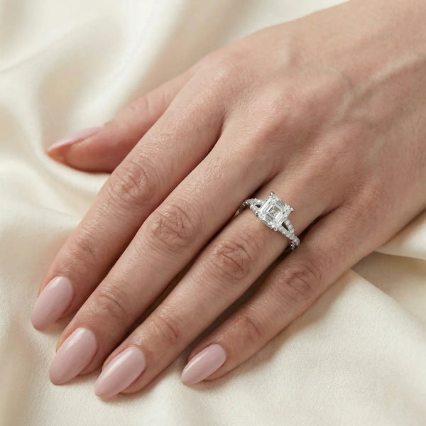Twisted Pavé Sparkle - Asscher