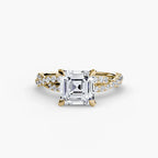 Twisted Pavé Sparkle - Asscher