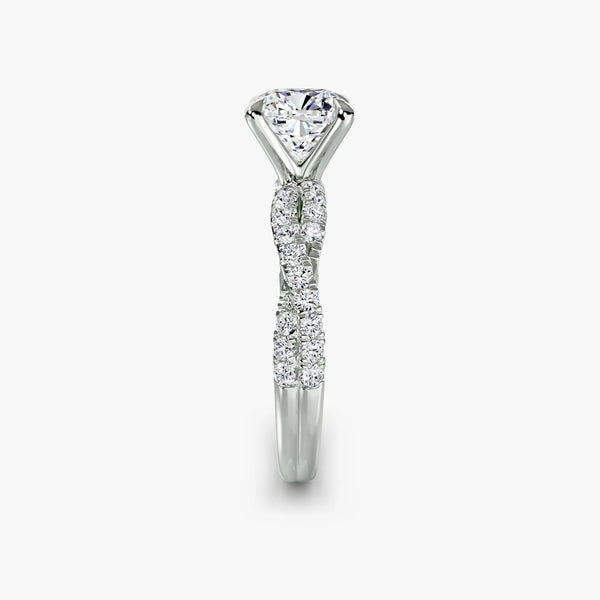 Twisted Pavé Sparkle - Cushion