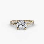 Twisted Pavé Sparkle - Cushion