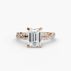 Twisted Pavé Sparkle - Emerald