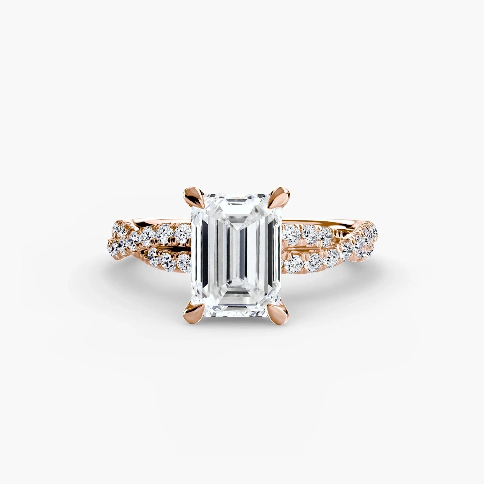Twisted Pavé Sparkle - Emerald