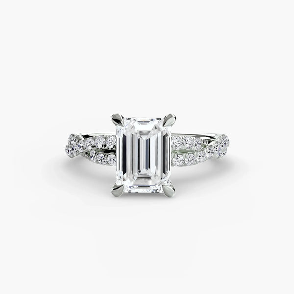 Twisted Pavé Sparkle - Emerald