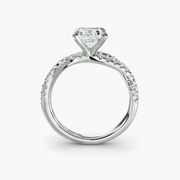 Twisted Pavé Sparkle - Emerald
