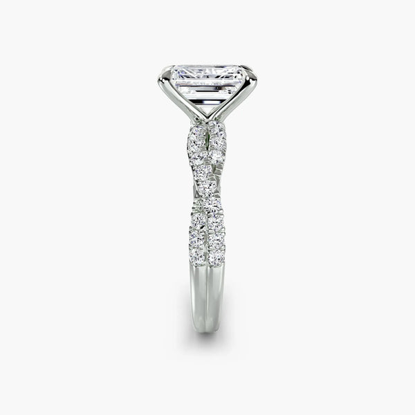 Twisted Pavé Sparkle - Emerald