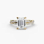 Twisted Pavé Sparkle - Emerald