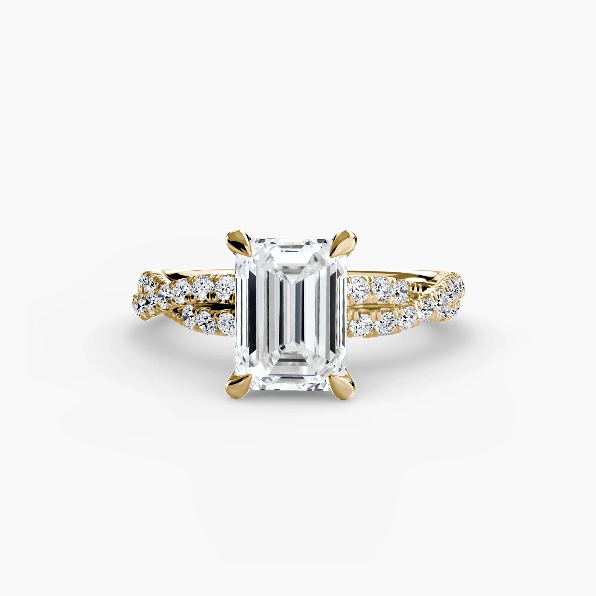 Twisted Pavé Sparkle - Emerald