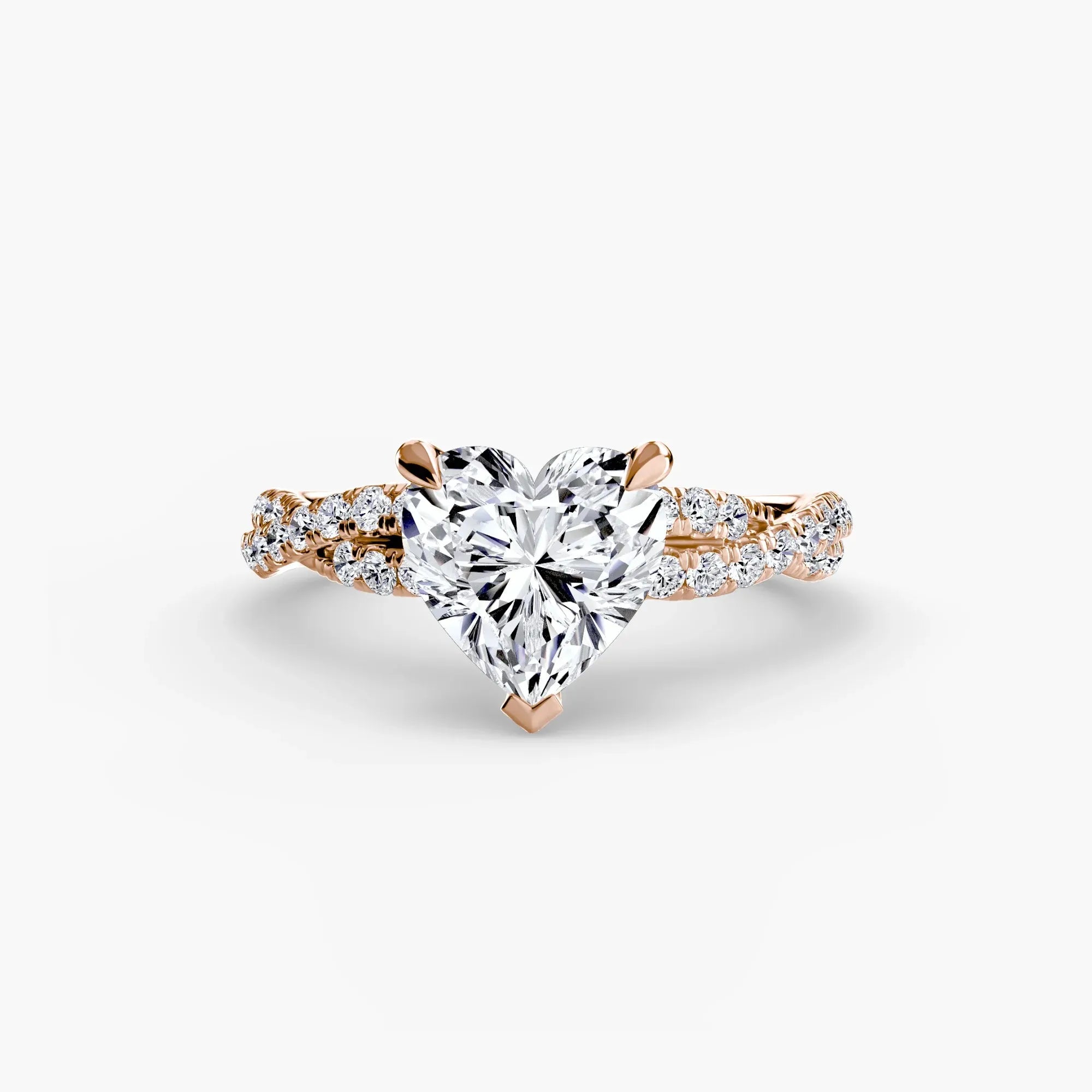 Twisted Pavé Sparkle - Heart
