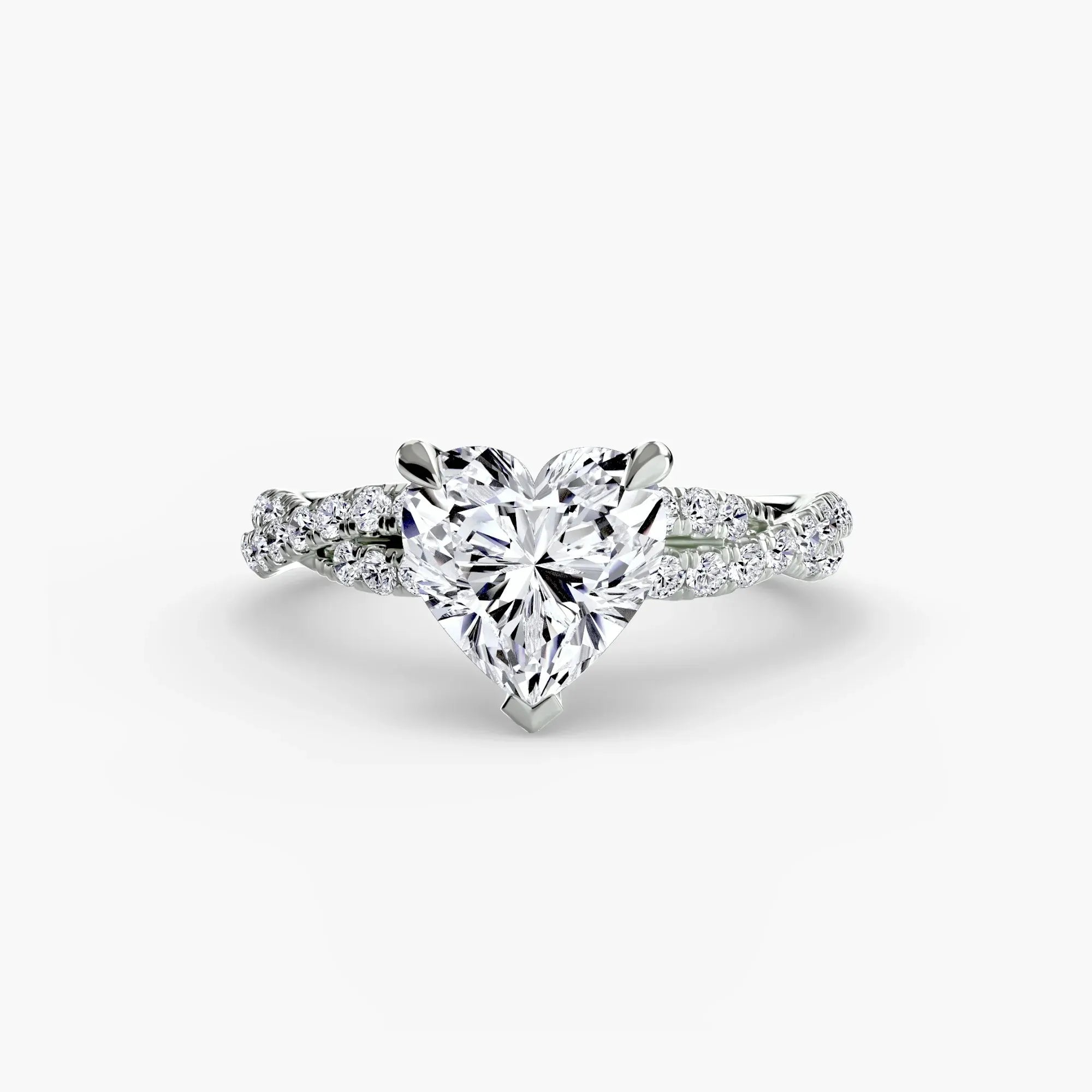 Twisted Pavé Sparkle - Heart