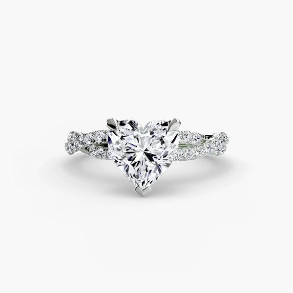 Twisted Pavé Sparkle - Heart