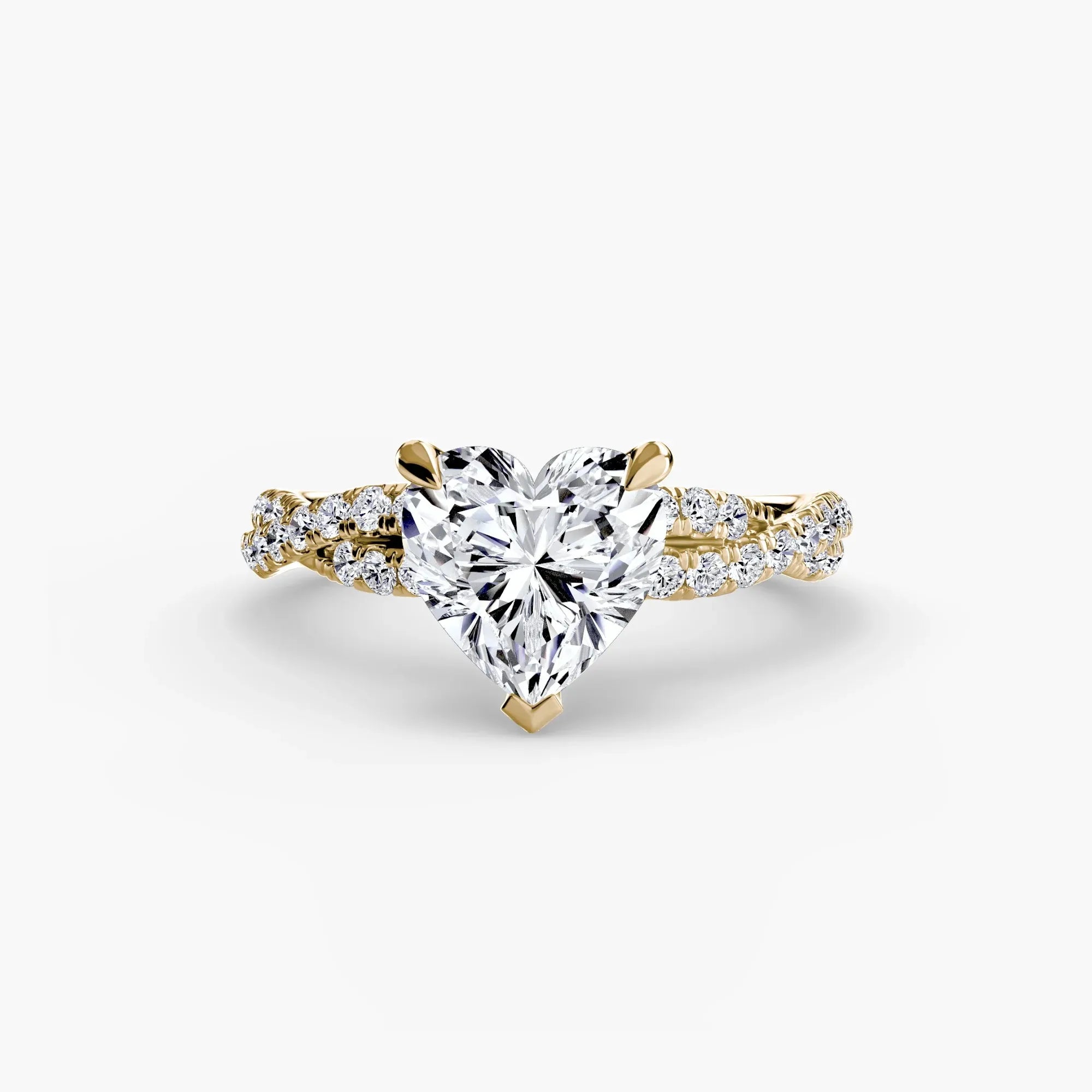 Twisted Pavé Sparkle - Heart
