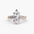 Twisted Pavé Sparkle - Marquise