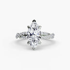 Twisted Pavé Sparkle - Marquise