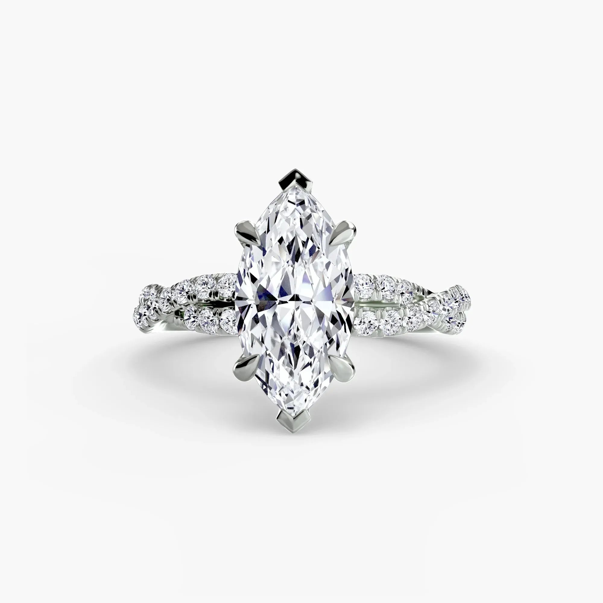 Twisted Pavé Sparkle - Marquise