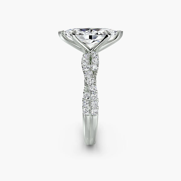 Twisted Pavé Sparkle - Marquise