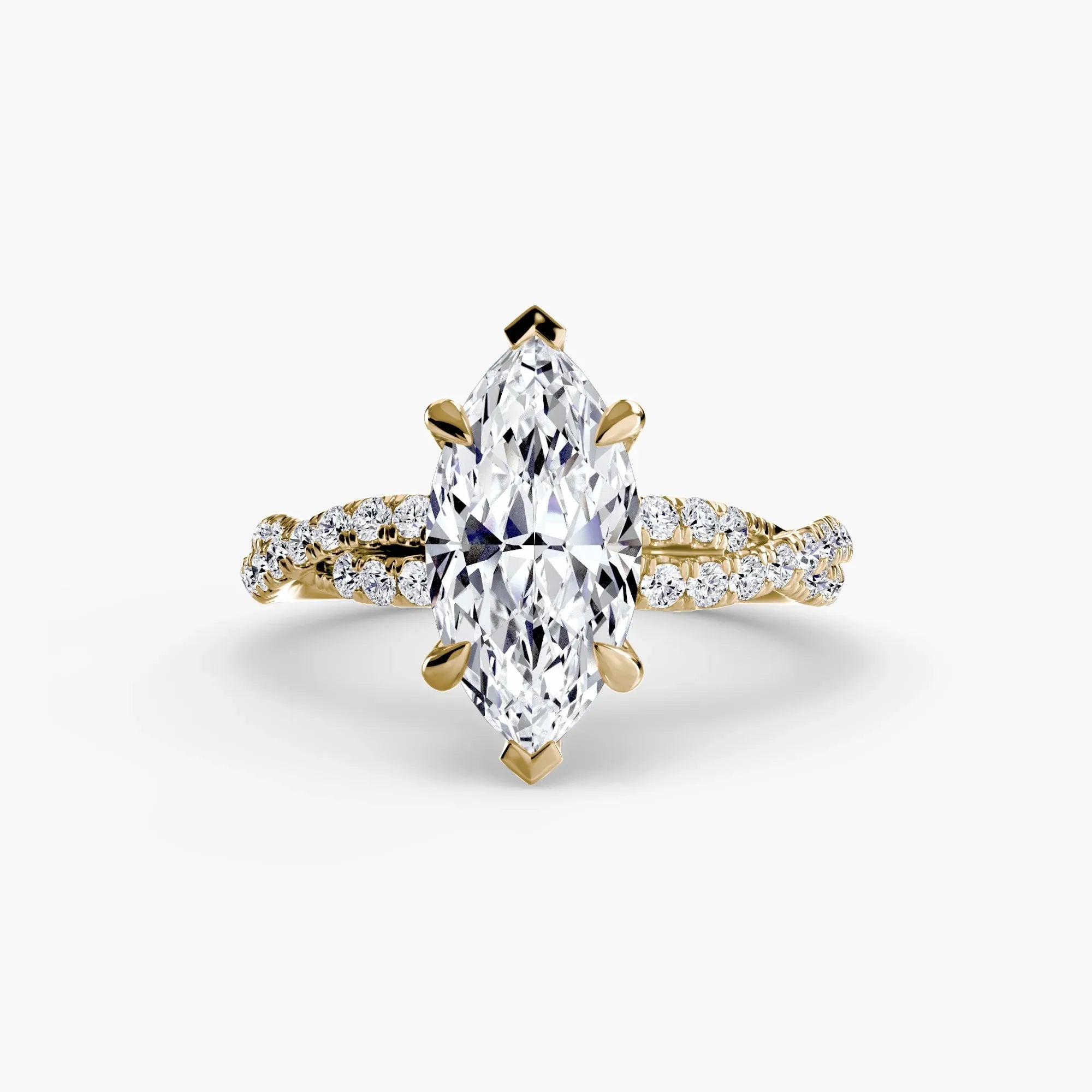 Twisted Pavé Sparkle - Marquise