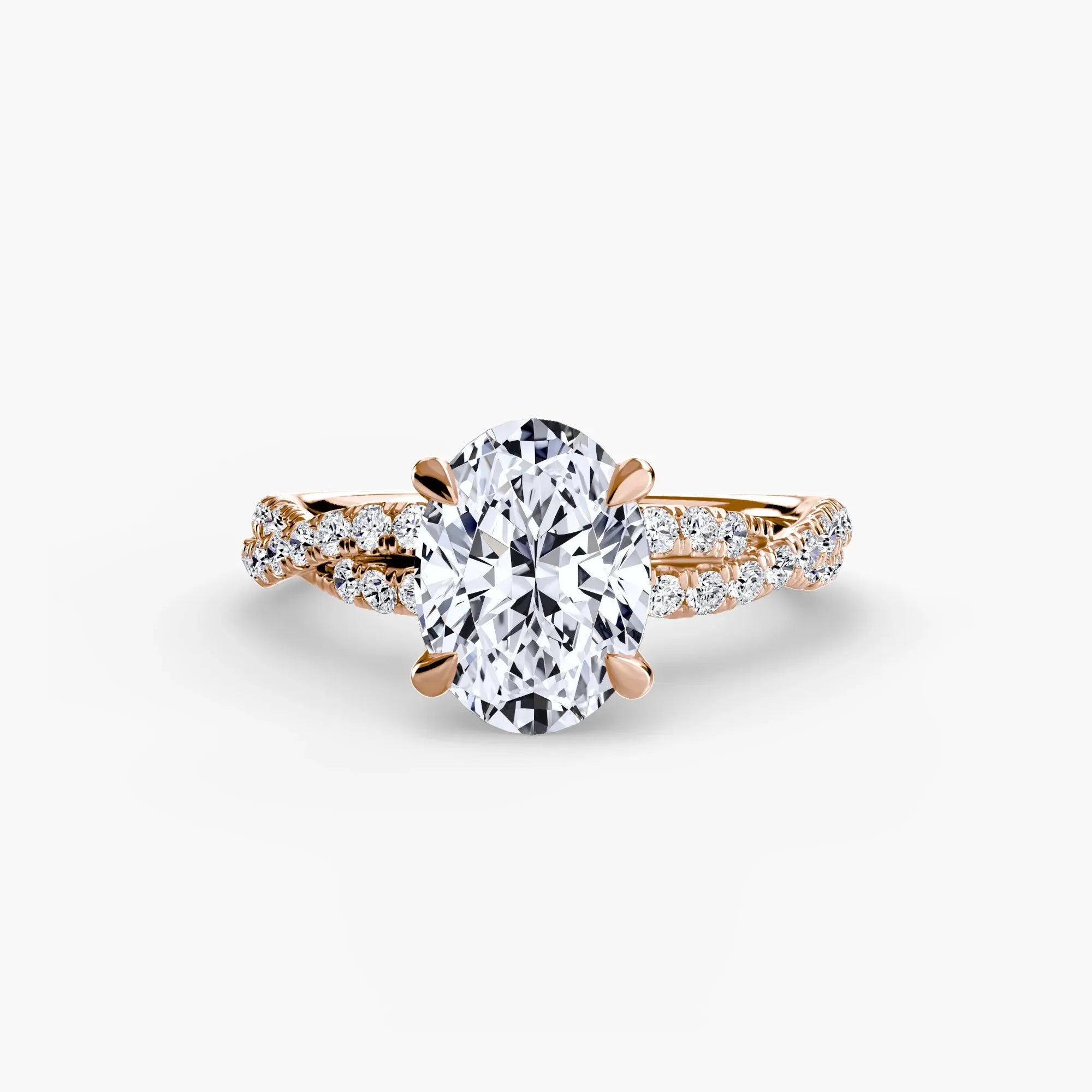 Twisted Pavé Sparkle - Oval