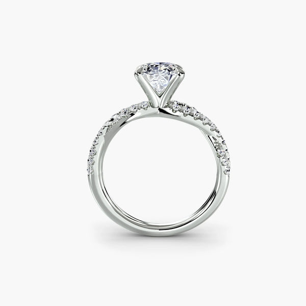 Twisted Pavé Sparkle - Oval