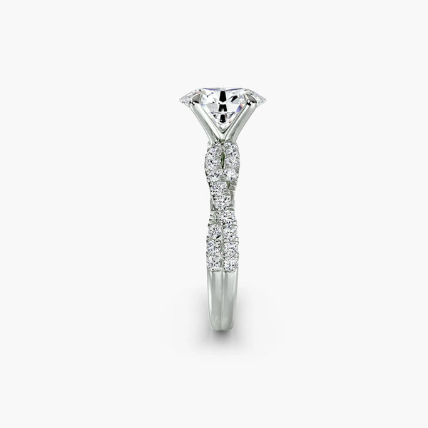 Twisted Pavé Sparkle - Oval