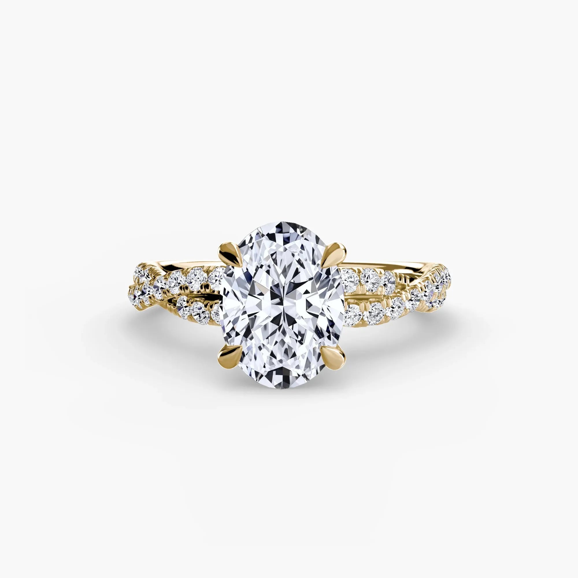Twisted Pavé Sparkle - Oval
