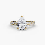 Twisted Pavé Sparkle - Pear
