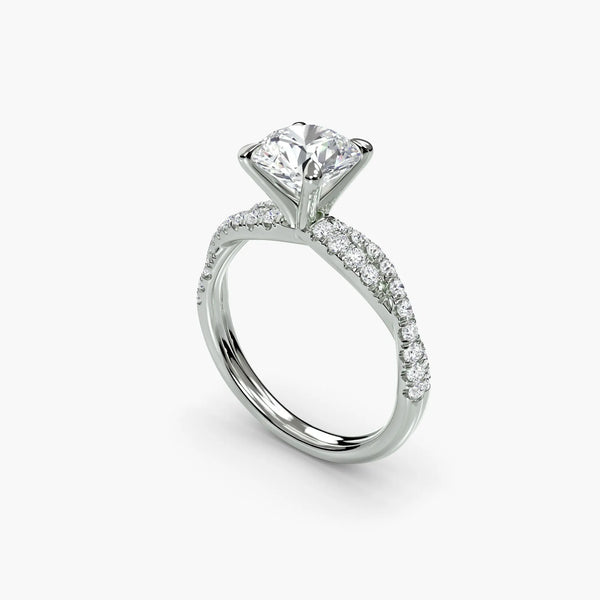 Twisted Pavé Sparkle - Round