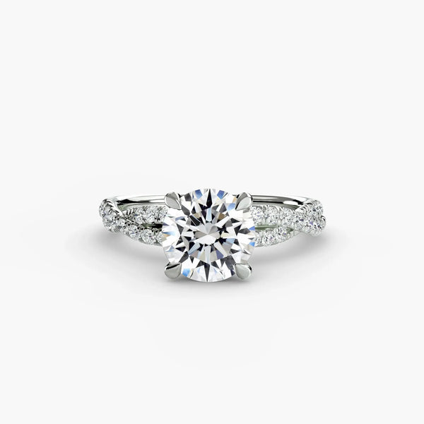 Twisted Pavé Sparkle - Round