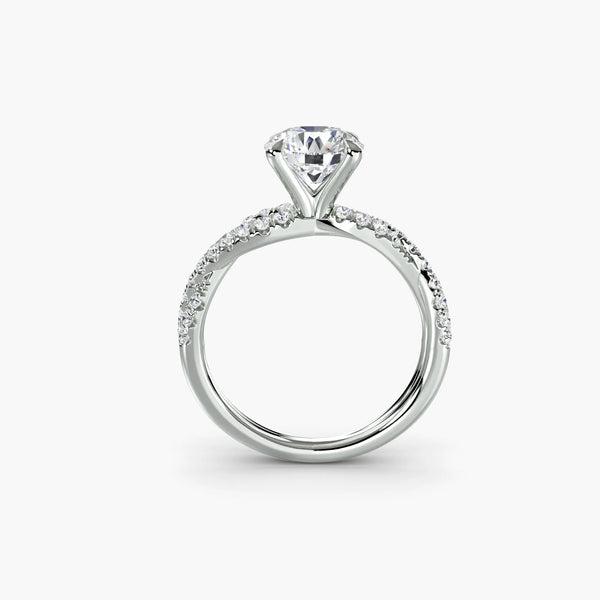 Twisted Pavé Sparkle - Round