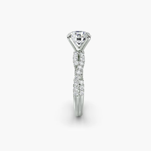 Twisted Pavé Sparkle - Round